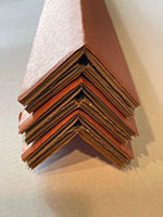 3/4 Inch (in) AC Flute Double Wall (Skid Lots) Edge Protectors - 3